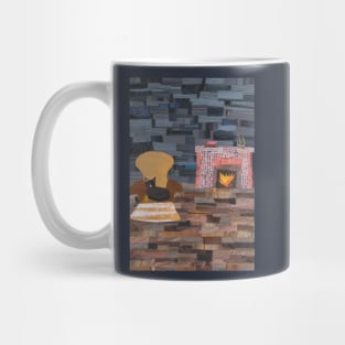 A Warm Fire and A Cat Mug